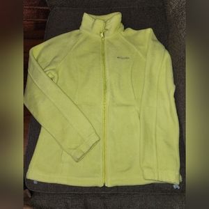 Medium Yellow Fleece Columbia Jacket